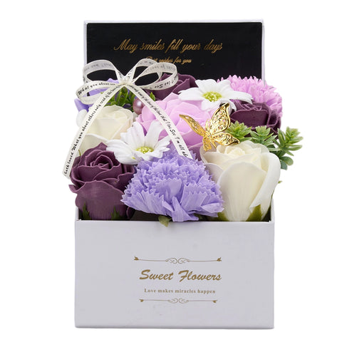 Rose Scent Soap Flower Gift Box Tabletop Decor, BW540003 (Ver.2)