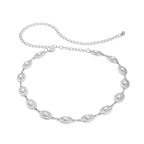 Vintage-Inspired Metal Waist Chain, CA290214 (Ver.2)
