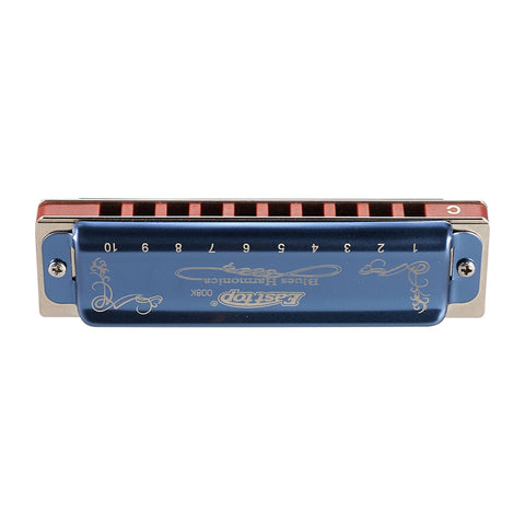 10 Holes C Key Diatonic Blues Harmonica, DF380012 (Ver.2)