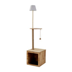 2-in-1 Cat Climbing Frame Floor Lamp, FI1188