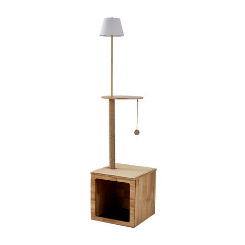 2-in-1 Cat Climbing Frame Floor Lamp, FI1188(Ver.2)