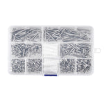 420Pcs Self-tapping Screws Silver Assorted Set with Case, ZY0180