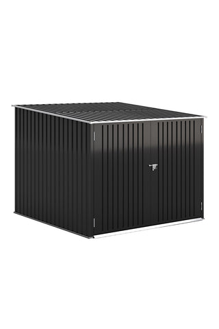 Gardens Plan Galvanized Steel Bicycle Storage Shed, PM1442PM1443