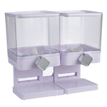 Livingandhome Double Square Cereal Dispenser, WM0139