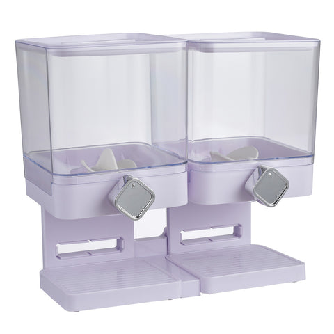Livingandhome Double Square Cereal Dispenser, WM0139