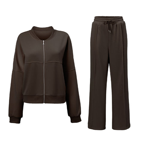 Front Zip Casual Tracksuit Set, CC060328 (Ver.2)