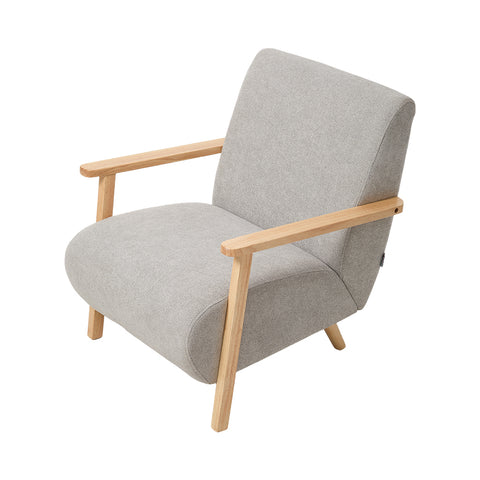 Grey Chenille Upholstered Armchair, ZH1826