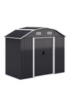 Large Galvanized Steel Acrylic Storage Shed, PM1601PM1602