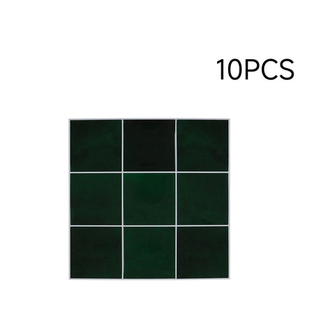 Set of 10 Self-adhesive 9-grid Wall Tile Stickers 30x30cm, SW1126 (Ver.2)