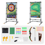Double-Sided Sticky Golf Darts Practice Mat with Stand, SI0155