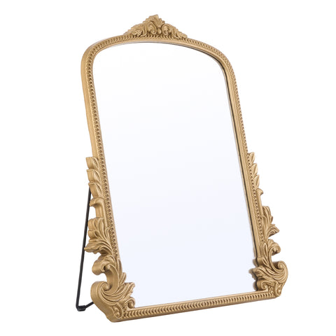 Gold Decorative Vanity Mirror with Stand, HF090010 (Ver.2)