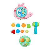 3-in-1 Early Educational Activity Whale Shape Sorter Toy for Kids, TE810015