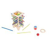 Playful Tabletop Montessori Wooden Stick Tower Game Set, TE380148