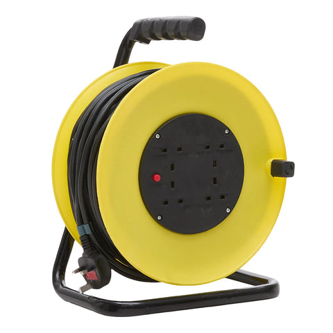 50M Extension Cable Reel with 4 Sockets, GT140069