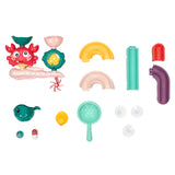 Wall-Mounted Crab Bath Toy Track Game Set for Kids, TE090138