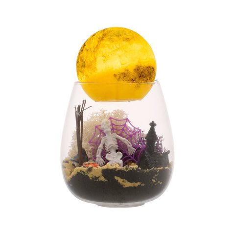 Halloween DIY Terrarium Kit for Kids with LED Moon Lamp, TE380041 (Ver.2)