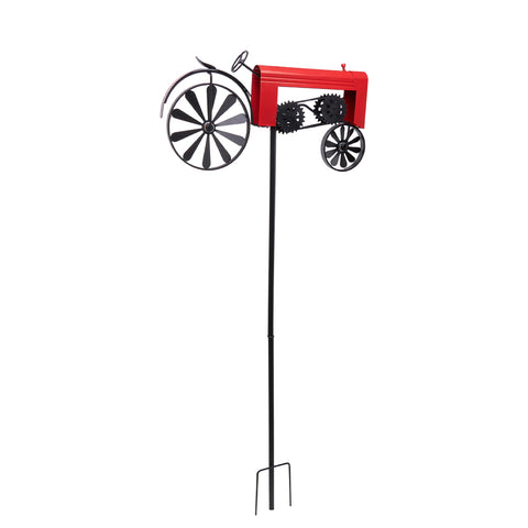 Vintage Outdoor Metal Wind Spinner with Ground Spike, GD200096