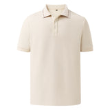 Turn Down Collar Short Sleeve Polo Shirt, CC290849