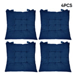 Set of 4 Comfortable Square Chair Cushions, HT390395
