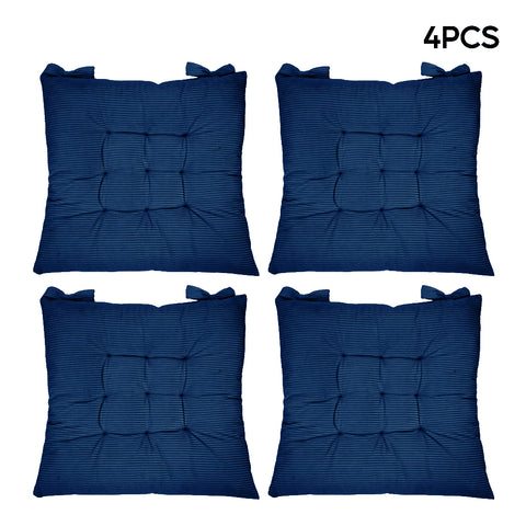 Set of 4 Comfortable Square Chair Cushions, HT390395