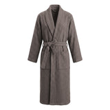 Shawl Collar Bathrobe with Self-Tie Waist Belt, CC291159