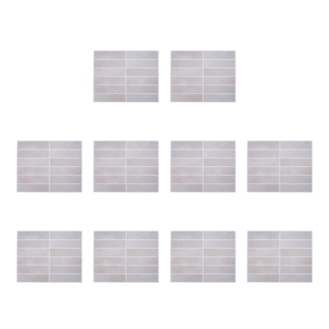 10Pcs Self-Adhesive Wall Tile Stickers, HF070021 (Ver.2)