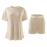 Short Sleeve Loungewear Set, CC061712