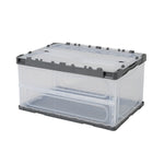 Lingandhome Transparent Collapsible Storage Box for Clothing, WH1259