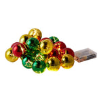 Multicoloured Christmas Ball Ornament String Lights Battery Powered, SC2017