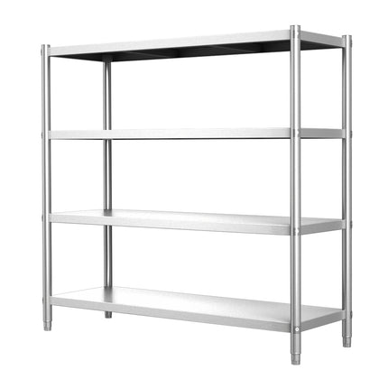 4-Tier Stainless Steel Storage Shelf Organizer, AI0551