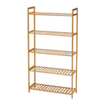 5-Tier Wooden Shoe Rack for Entryway and Closet, HO0017
