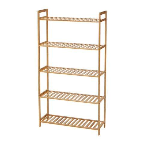 5-Tier Wooden Shoe Rack for Entryway and Closet, HO0017