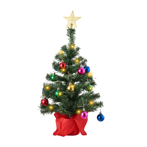 Artificial Christmas Tree Tabletop Decoration with String Light, IF070036