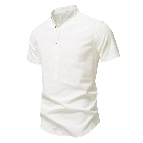 Short-Sleeve Henley Shirt, CC290409