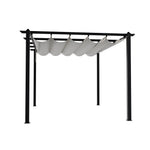 13x10ft Aluminium Pergola with Retractable Roof, LG1605LG1606