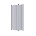5-Fold Grey Glass Shower Screen, AI1579