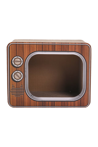 Pets Mood TV Shape Cat Scratcher House Bed, WF0156