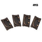 4Pcs Zinc Alloy Drop-Down Pull Handles, WH1333 (Ver.2)