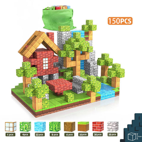 Children Magnetic Building Blocks Toy Set, TE380011 (Ver.2)