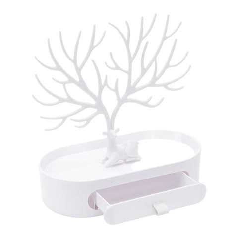 Sheonly Plastic Antlers Tree Jewelry Organizer Stand, SW0712