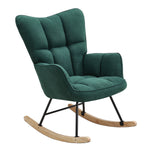 Livingandhome Tufted Upholstered Rocking Chair, XY0662