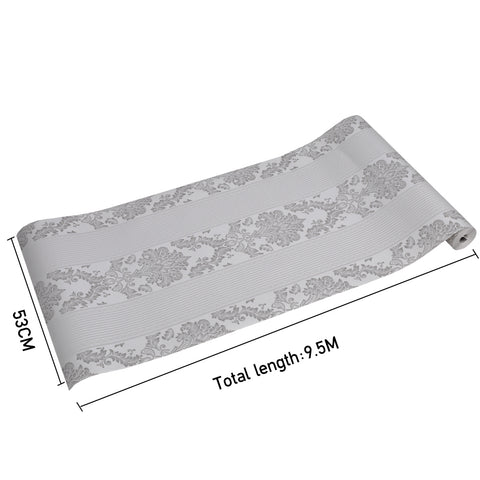 9.5M Length Eco-friendly Non-woven Fabric Wallpaper, CT0384