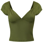Sexy Deep V-Neck Backless Top, CC060307 (Ver.2)