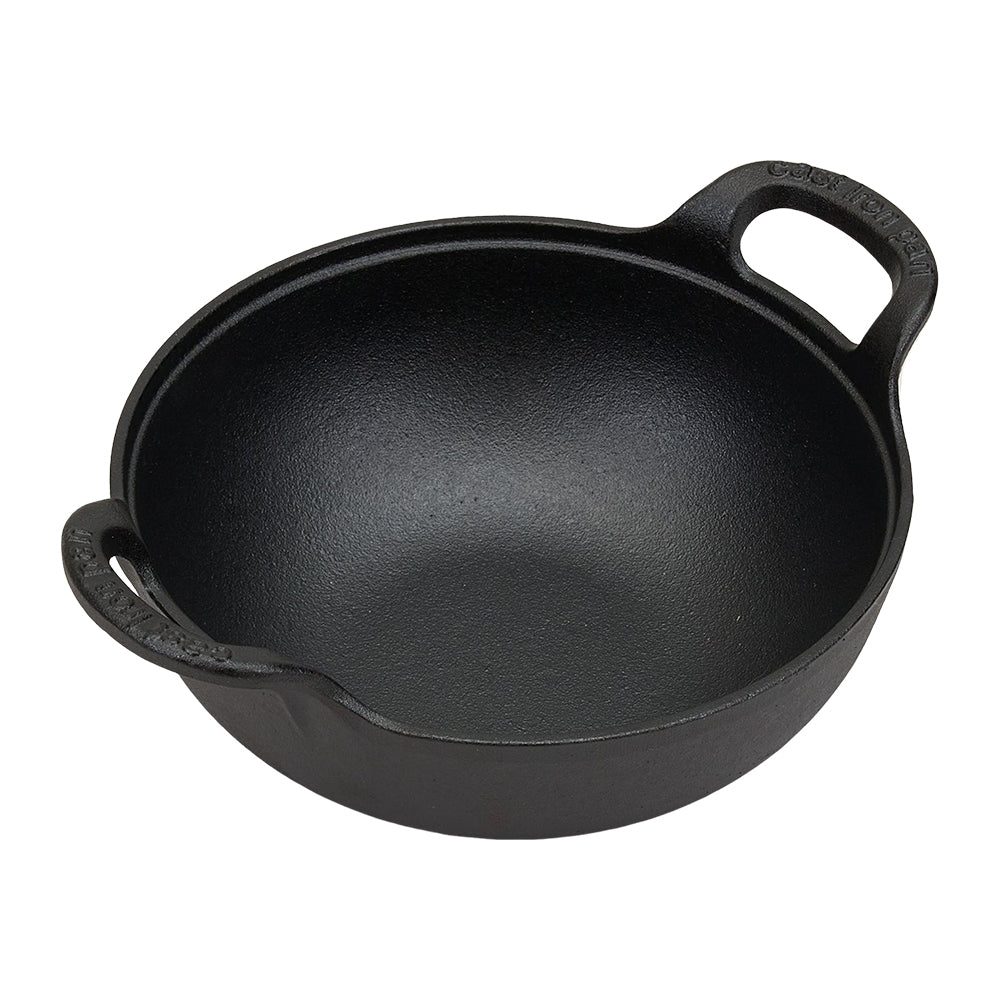 Cast Iron Wok with Dual Handles, GK190091 (Ver.2) – EVER STRONG