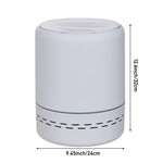 12.3L White Round Rubbish Bin, WM0820