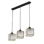 3-Light Crystal Ceiling Pendant Light Chandelier, LI040011