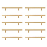 10pcs Stainless Steel Cupboard Drawer Cabinet T-shaped Door Handle, MD160032