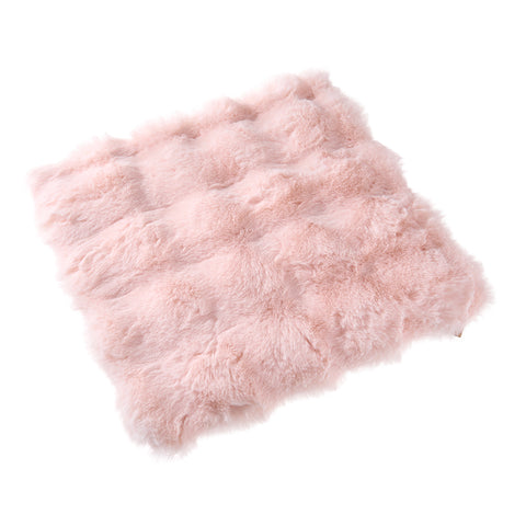 Faux Fur Plush Square Seat Cushion, SC2197