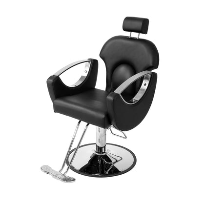 Height Adjustable Reclining Swivel Salon Barber Chair, BB240008 (Ver.2)
