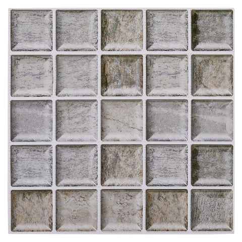 12Pcs Self-Adhesive Wall Tile Stickers, SP3056